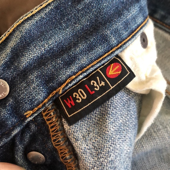 Men’s energie straight Morris distressed jeans 30 - Picture 4 of 8